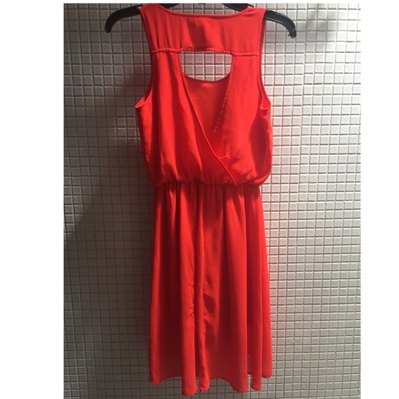 BECKY DRESS - ORANGE LUSH